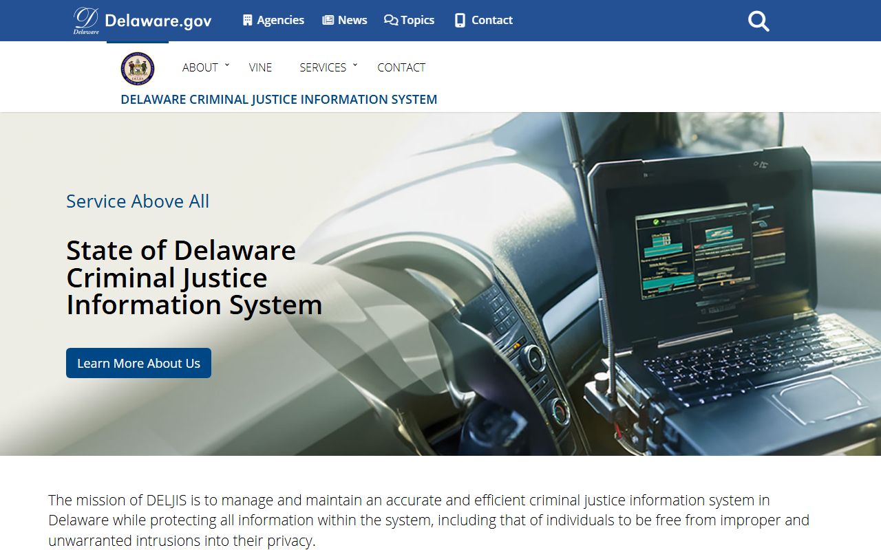DELJIS board site linked to Delaware jail mugshots records
