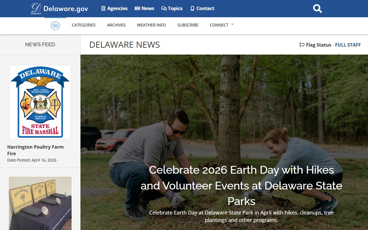 Delaware Governor news page on jail mugshots expungement and reform